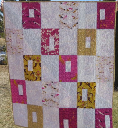 FITF: Fuchsia Seas baby quilt | Film in the Fridge