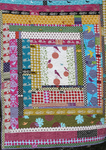 Fitf A Giant Echino Log Cabin Quilt Film In The Fridge